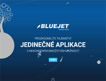 Tablet Screenshot of bluejet.cz