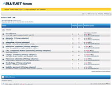 Tablet Screenshot of forum.bluejet.cz